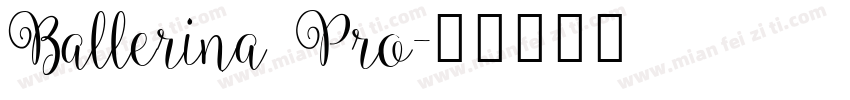 Ballerina Pro字体转换